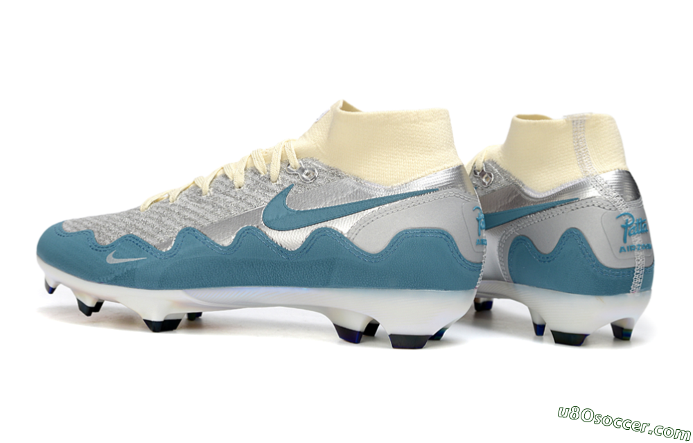 Nike Air Zoom Mercurial Superfly 10 Elite FG Firm Ground Soccer Cleats - Blue/Sky Blue/Soft Cream 4