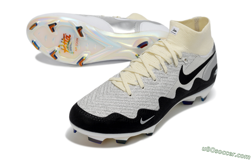 Nike Air Zoom Mercurial Superfly 10 Elite FG Firm Ground Soccer Cleats - White/Metallic Silver/Champagne 3