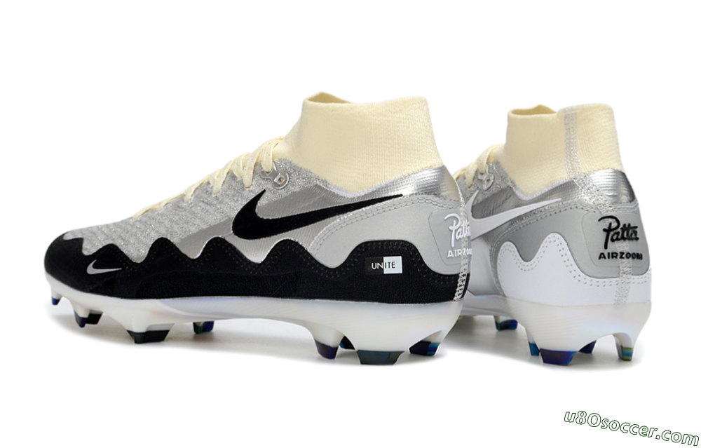 Nike Air Zoom Mercurial Superfly 10 Elite FG Firm Ground Soccer Cleats - White/Metallic Silver/Champagne 4