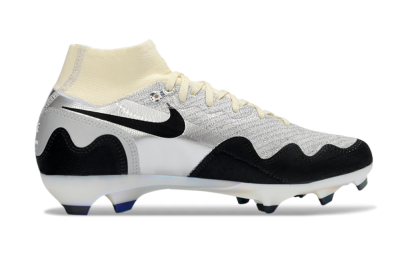 Nike Air Zoom Mercurial Superfly 10 Elite FG Firm Ground Soccer Cleats - White/Metallic Silver/Champagne