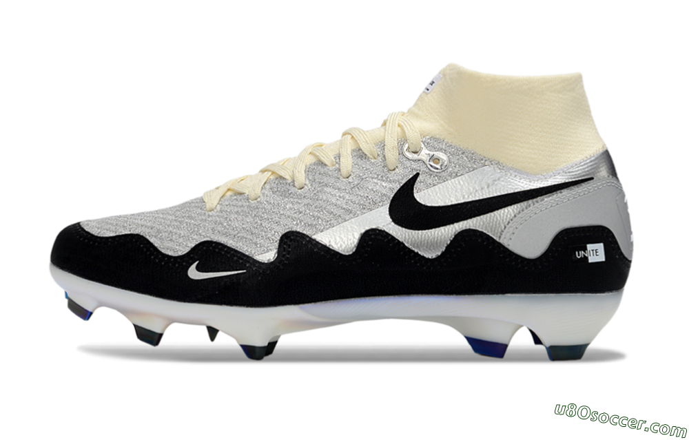 Nike Air Zoom Mercurial Superfly 10 Elite FG Firm Ground Soccer Cleats - White/Metallic Silver/Champagne 2