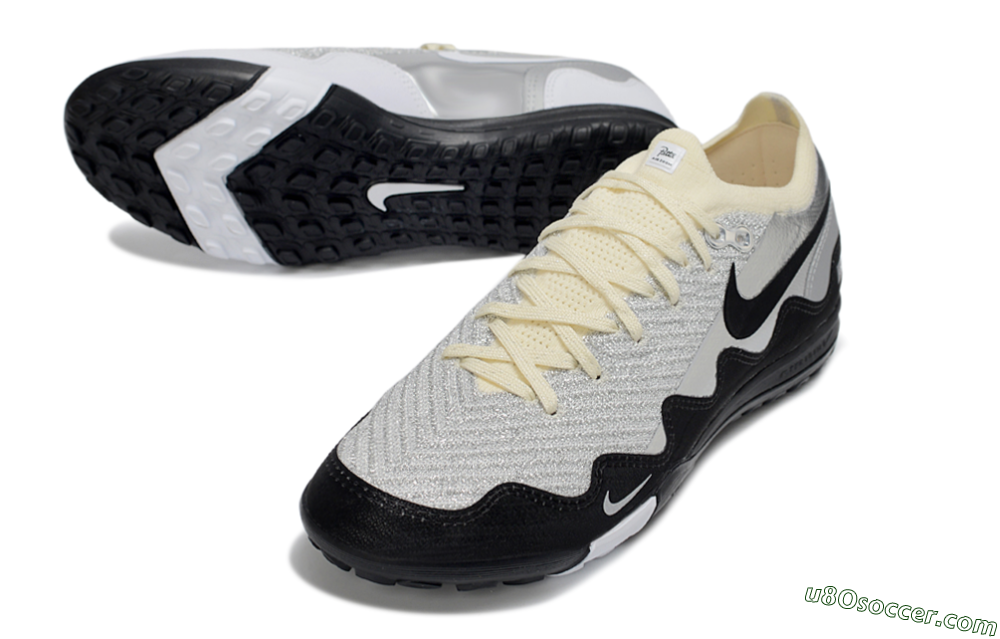 Nike Air Zoom Mercurial Vapor 16 Elite TF Artificial Turf Soccer Shoes - White/Slate Grey/Soft Cream 3