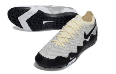 Nike Air Zoom Mercurial Vapor 16 Elite TF Artificial Turf Soccer Shoes - White/Slate Grey/Soft Cream