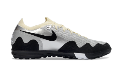 Nike Air Zoom Mercurial Vapor 16 Elite TF Artificial Turf Soccer Shoes - White/Slate Grey/Soft Cream