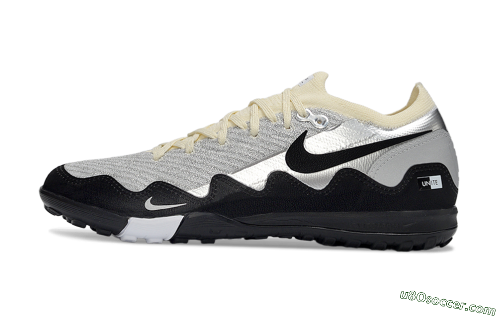 Nike Air Zoom Mercurial Vapor 16 Elite TF Artificial Turf Soccer Shoes - White/Slate Grey/Soft Cream 2