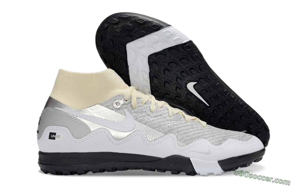 Nike Air Zoom Mercurial Superfly 10 Elite TF Artificial Turf Soccer Shoes - Gray/Light Gray/Black 1