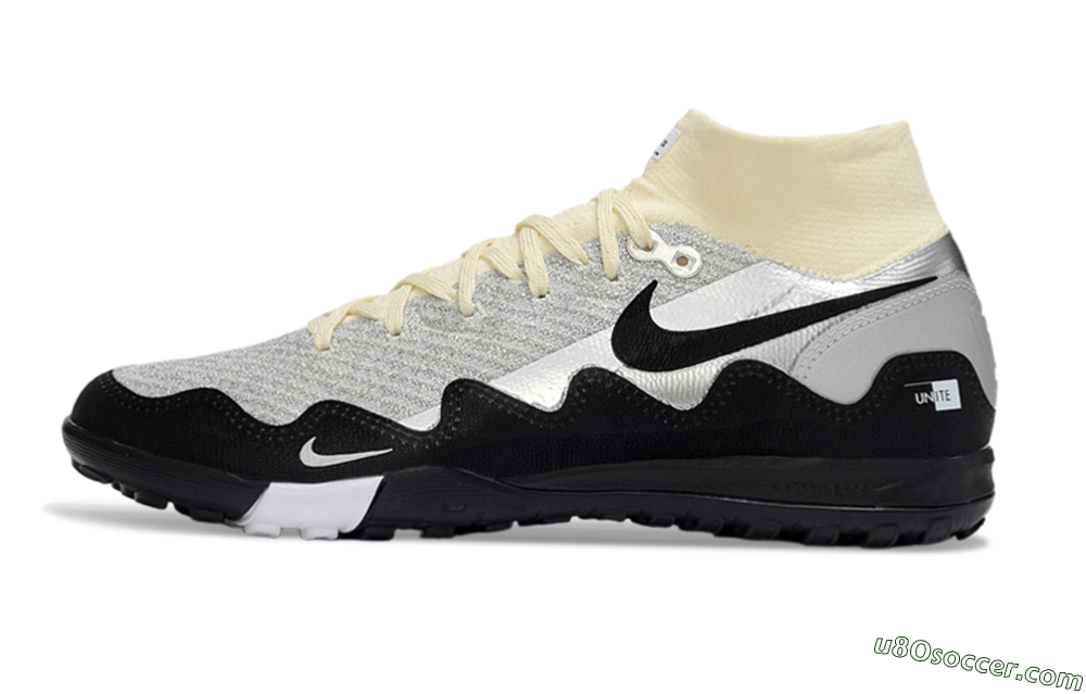 Nike Air Zoom Mercurial Superfly 10 Elite TF Artificial Turf Soccer Shoes - Gray/Light Gray/Black 2