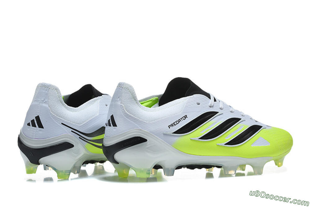 Adidas Predator 26 Elite FG Firm Ground Soccer Cleats - Yellow/Lime Burst/White Fusion 9