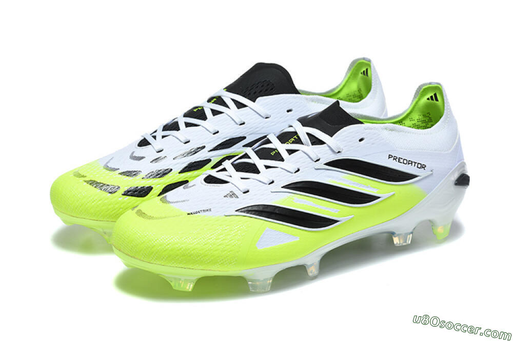 Adidas Predator 26 Elite FG Firm Ground Soccer Cleats - Yellow/Lime Burst/White Fusion 5