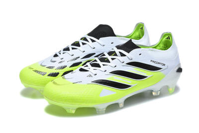 Adidas Predator 26 Elite FG Firm Ground Soccer Cleats - Yellow/Lime Burst/White Fusion