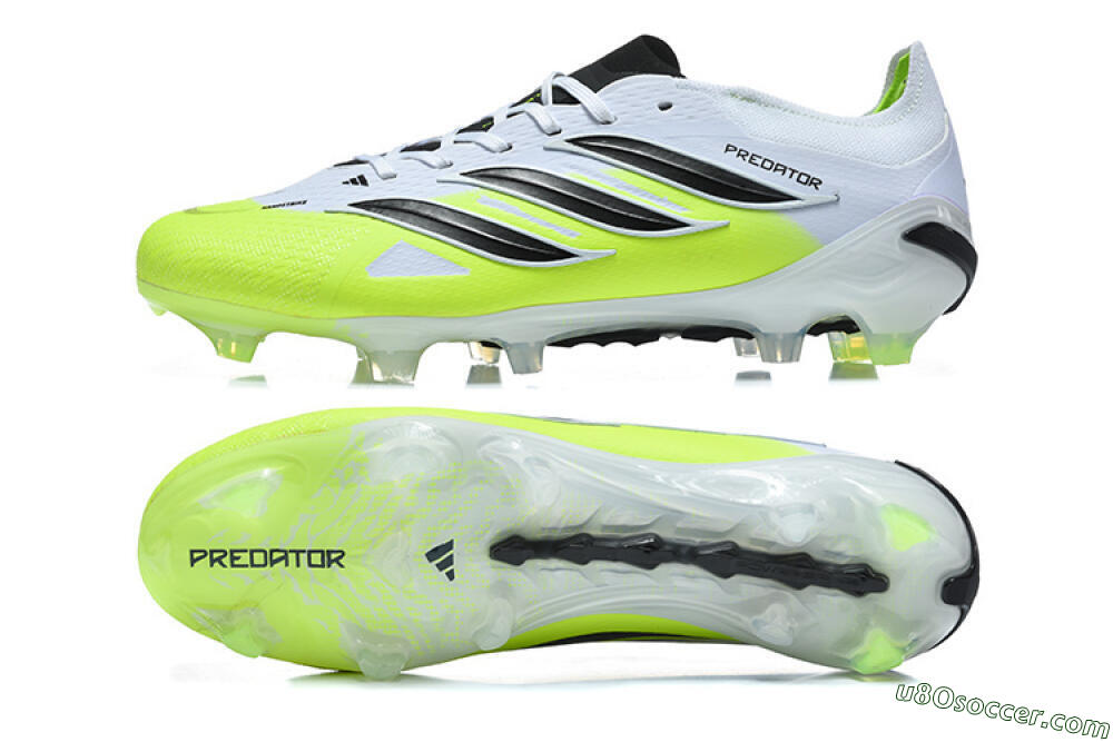 Adidas Predator 26 Elite FG Firm Ground Soccer Cleats - Yellow/Lime Burst/White Fusion 0