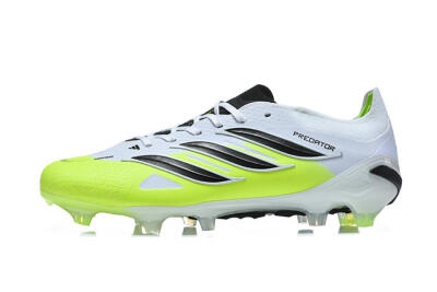 Adidas Predator 26 Elite FG Firm Ground Soccer Cleats - Yellow/Lime Burst/White Fusion