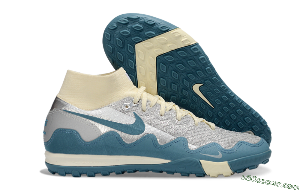 Nike Air Zoom Mercurial Superfly 10 Elite TF Artificial Turf Soccer Shoes - Blue/Ocean Breeze/Misty Gray 1