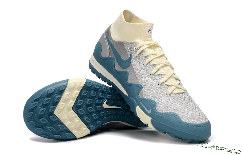 Nike Air Zoom Mercurial Superfly 10 Elite TF Artificial Turf Soccer Shoes - Blue/Ocean Breeze/Misty Gray 0