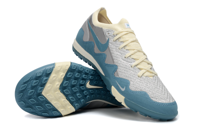 Nike Air Zoom Mercurial Vapor 16 Elite TF Artificial Turf Soccer Shoes - Blue/Creamy Blue/Soft Grey