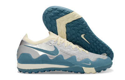 Nike Air Zoom Mercurial Vapor 16 Elite TF Artificial Turf Soccer Shoes - Blue/Creamy Blue/Soft Grey