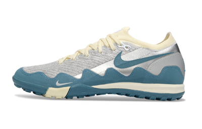 Nike Air Zoom Mercurial Vapor 16 Elite TF Artificial Turf Soccer Shoes - Blue/Creamy Blue/Soft Grey