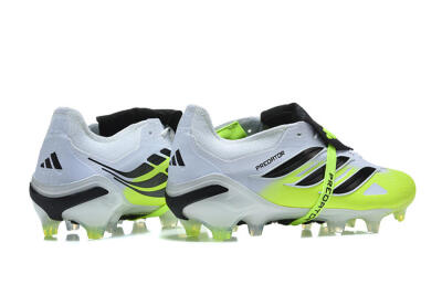 Adidas Predator 26 Elite Fold-Over Tongue FG Firm Ground Soccer Cleats - Yellow/Electric Green/Black