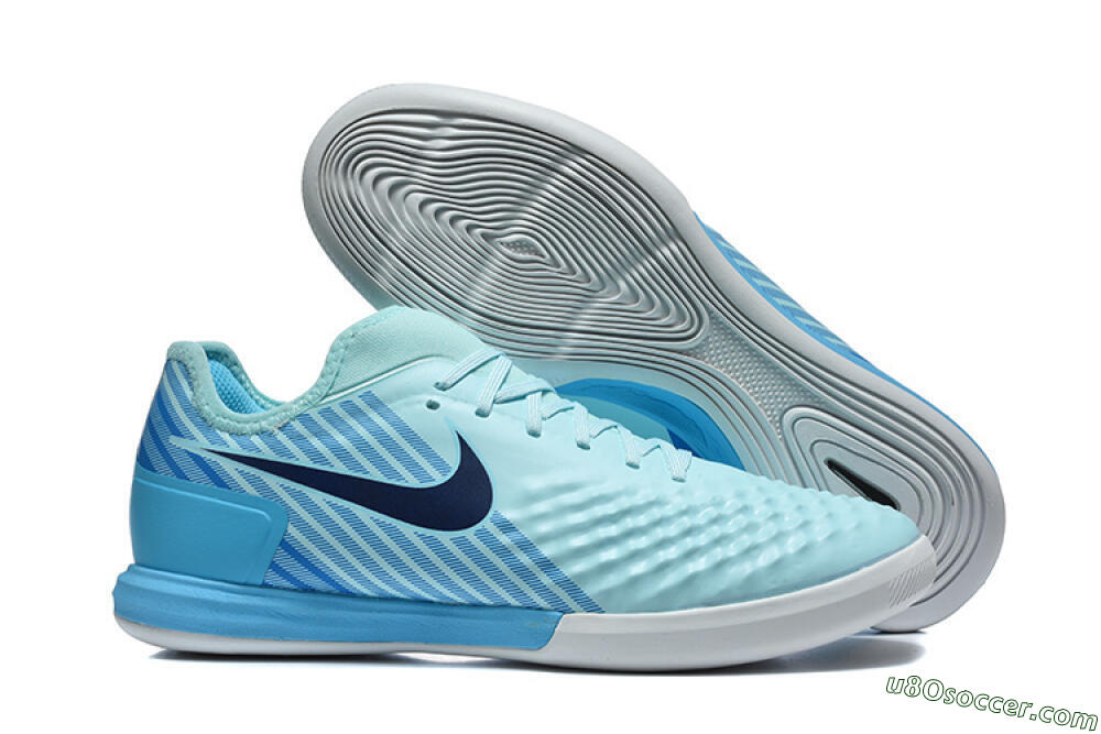 Nike MagistaX Finale 2 IC Indoor & Futsal Soccer Shoes - Blue/Sky Blue/Light Aqua 1