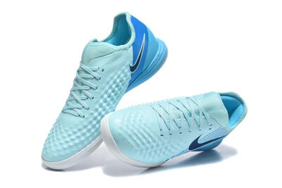Nike MagistaX Finale 2 IC Indoor & Futsal Soccer Shoes - Blue/Sky Blue/Light Aqua