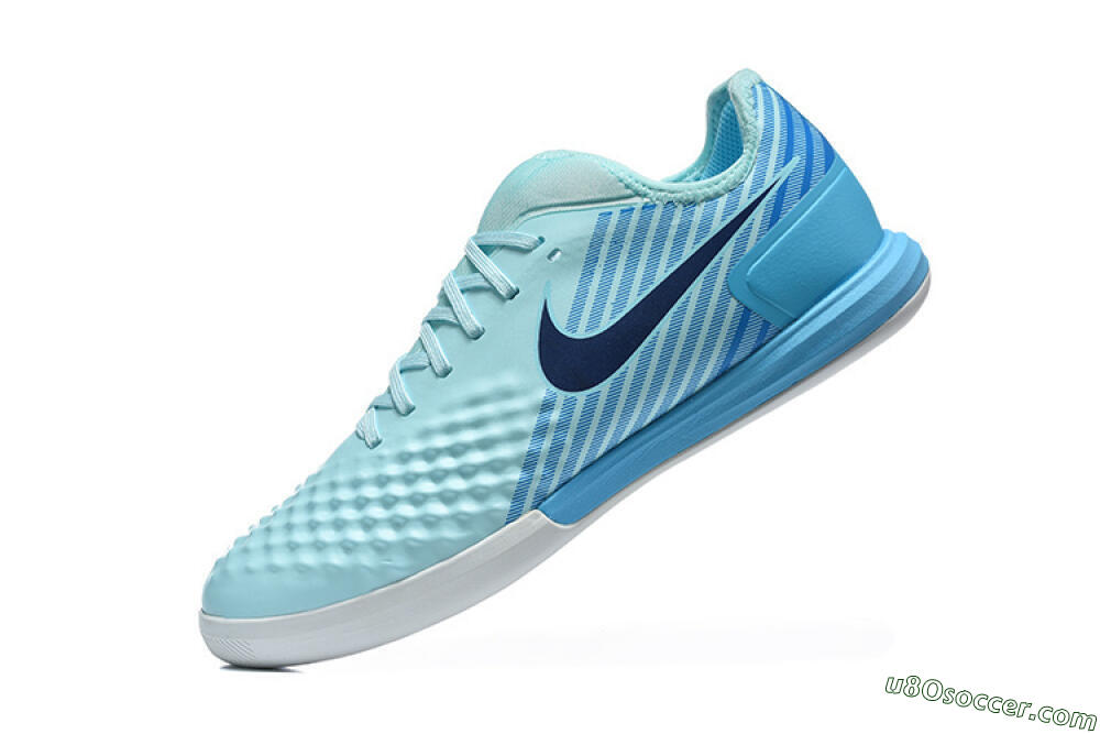 Nike MagistaX Finale 2 IC Indoor & Futsal Soccer Shoes - Blue/Sky Blue/Light Aqua 8