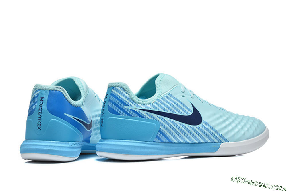 Nike MagistaX Finale 2 IC Indoor & Futsal Soccer Shoes - Blue/Sky Blue/Light Aqua 9