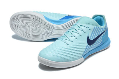 Nike MagistaX Finale 2 IC Indoor & Futsal Soccer Shoes - Blue/Sky Blue/Light Aqua