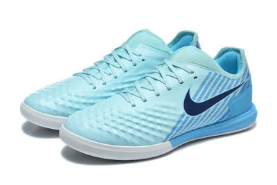 Nike MagistaX Finale 2 IC Indoor & Futsal Soccer Shoes - Blue/Sky Blue/Light Aqua