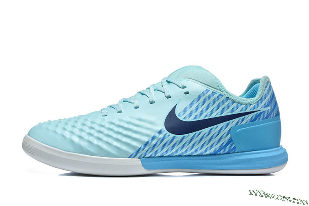 Nike MagistaX Finale 2 IC Indoor & Futsal Soccer Shoes - Blue/Sky Blue/Light Aqua 2
