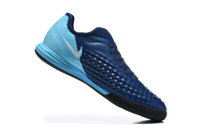 Nike MagistaX Finale 2 IC Indoor & Futsal Soccer Shoes - Navy/Sky Blue/Navy Blue