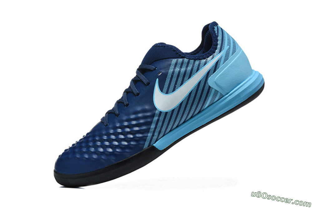 Nike MagistaX Finale 2 IC Indoor & Futsal Soccer Shoes - Navy/Sky Blue/Navy Blue 8