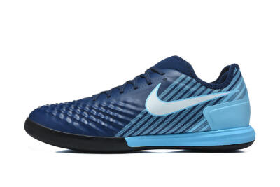 Nike MagistaX Finale 2 IC Indoor & Futsal Soccer Shoes - Navy/Sky Blue/Navy Blue