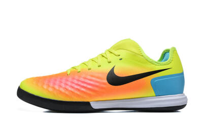 Nike MagistaX Finale 2 IC Indoor & Futsal Soccer Shoes - Yellow/Neon Green/Fiery Orange