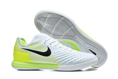 Nike MagistaX Finale 2 IC Indoor & Futsal Soccer Shoes - White/Lime Green/Black