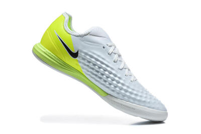 Nike MagistaX Finale 2 IC Indoor & Futsal Soccer Shoes - White/Lime Green/Black