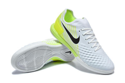 Nike MagistaX Finale 2 IC Indoor & Futsal Soccer Shoes - White/Lime Green/Black