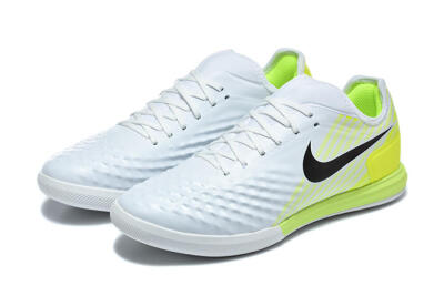 Nike MagistaX Finale 2 IC Indoor & Futsal Soccer Shoes - White/Lime Green/Black