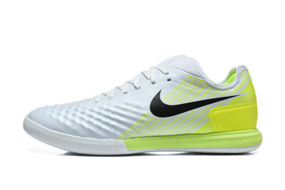 Nike MagistaX Finale 2 IC Indoor & Futsal Soccer Shoes - White/Lime Green/Black