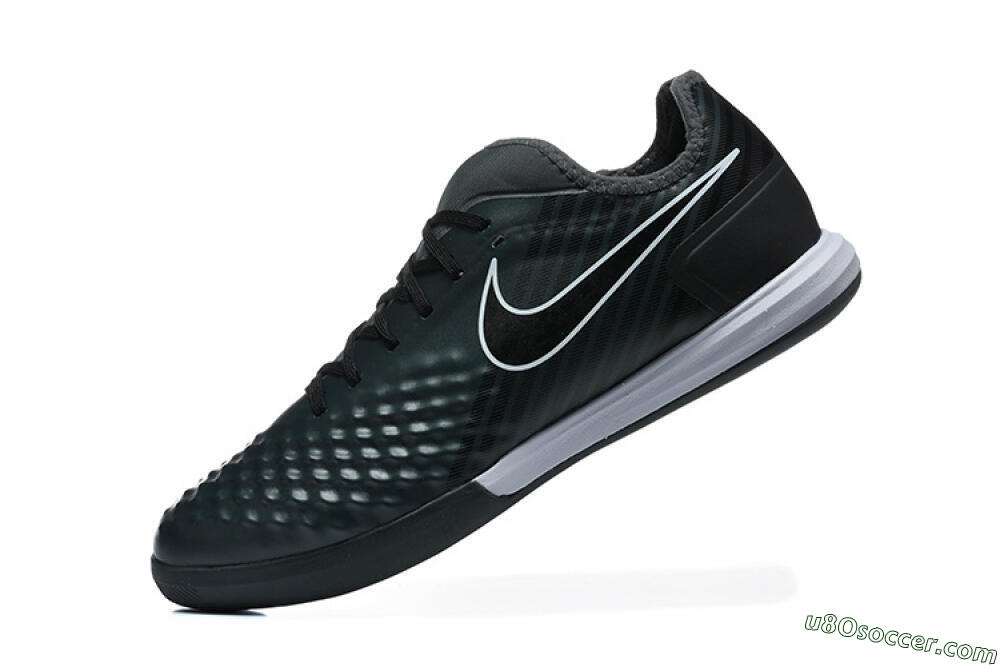 Nike MagistaX Finale 2 IC Indoor & Futsal Soccer Shoes - Black/Vibrant Green/White 8