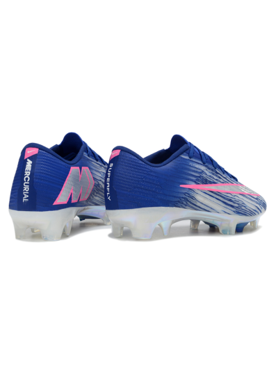 Nike Air Zoom Mercurial Superfly 11 FG Firm Ground Soccer Cleats - Blue/Electric Blue/Neon Pink