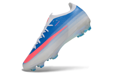 Nike Air Zoom Mercurial Vapor 17 Elite FG Firm Ground Soccer Cleats - Blue/Neon Pink/White
