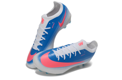 Nike Air Zoom Mercurial Vapor 17 Elite FG Firm Ground Soccer Cleats - Blue/Neon Pink/White