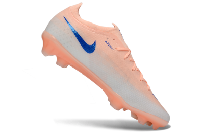 Nike Air Zoom Mercurial Vapor 17 Elite FG Firm Ground Soccer Cleats - Peach/Electric Blue/Soft Coral