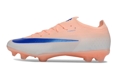 Nike Air Zoom Mercurial Vapor 17 Elite FG Firm Ground Soccer Cleats - Peach/Electric Blue/Soft Coral