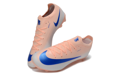 Nike Air Zoom Mercurial Vapor 17 Elite FG Firm Ground Soccer Cleats - Peach/Electric Blue/Soft Coral