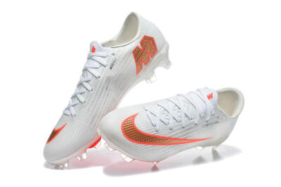Nike Air Zoom Mercurial Superfly 11 FG Firm Ground Soccer Cleats - White/Bright Red/Crystal Clear
