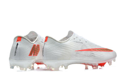 Nike Air Zoom Mercurial Superfly 11 FG Firm Ground Soccer Cleats - White/Bright Red/Crystal Clear