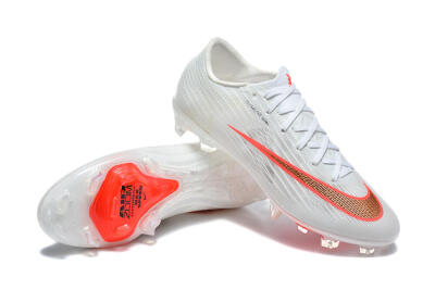 Nike Air Zoom Mercurial Superfly 11 FG Firm Ground Soccer Cleats - White/Bright Red/Crystal Clear