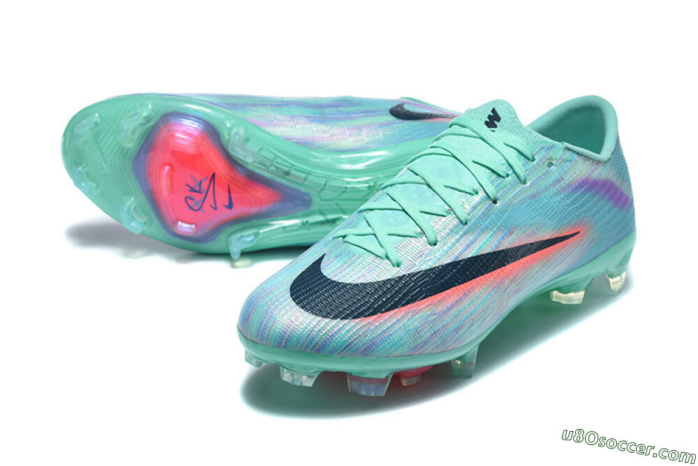 Nike Air Zoom Mercurial Superfly 11 FG Firm Ground Soccer Cleats - Aqua/Mint Green/Coral Pink 3