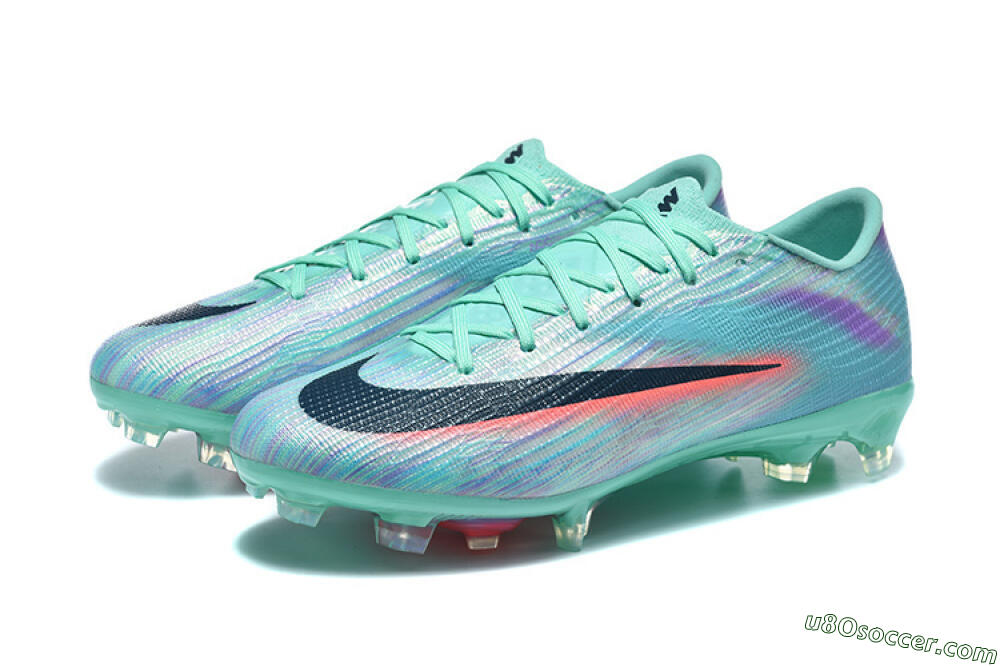 Nike Air Zoom Mercurial Superfly 11 FG Firm Ground Soccer Cleats - Aqua/Mint Green/Coral Pink 5